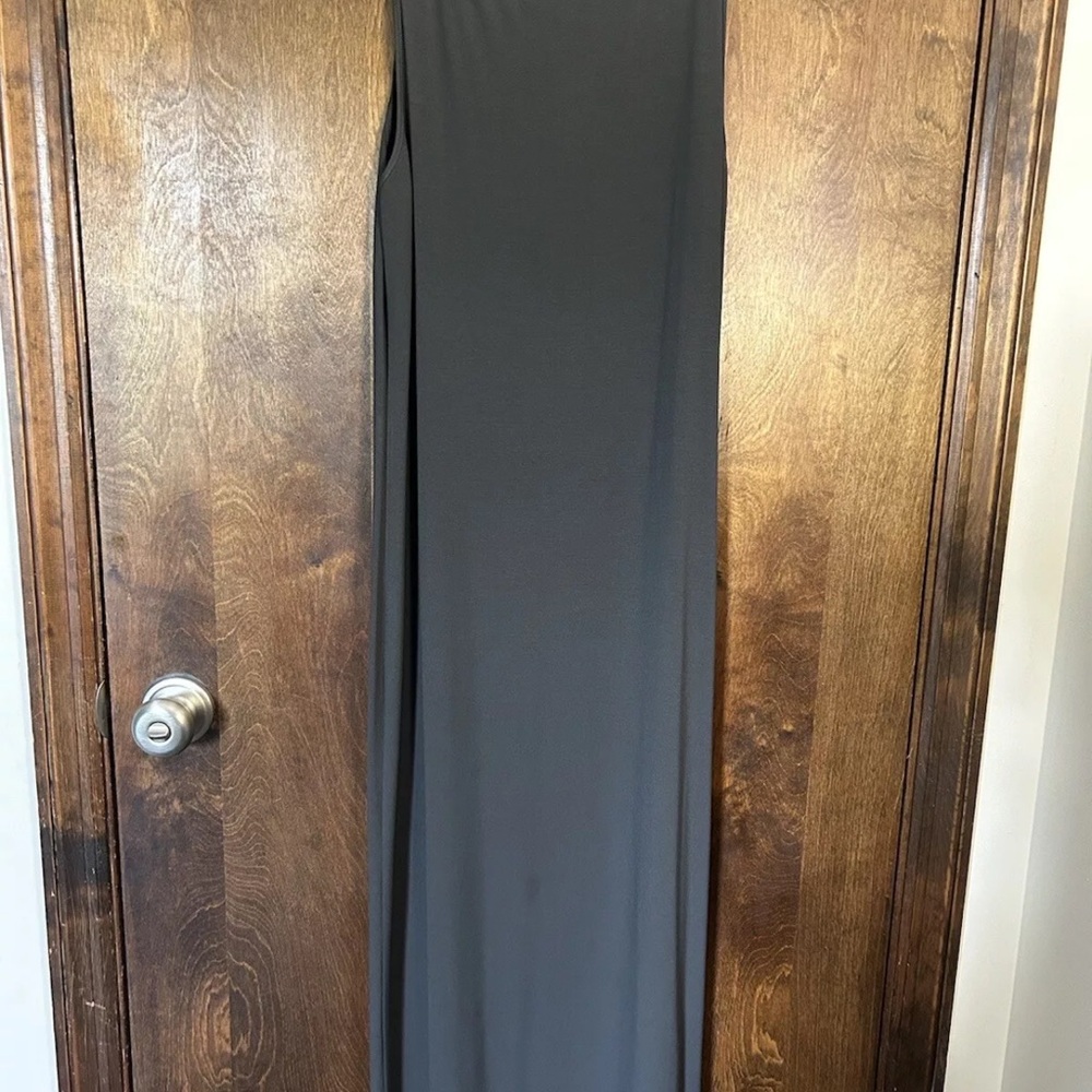 Eileen Fisher System Jersey Scoop Neck Tank Dress - Picture 5 of 7